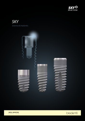 bredent medical - SKY Sistema de implantes - blueSKY, narrowSKY, classicSKY