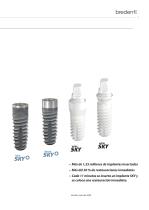 SKY Sistema de implantes – blueSKY, narrowSKY, classicSKY-7