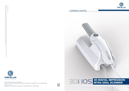 3D DIGITAL IMPRESSION INTRA ORAL SCANNER