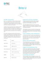 D-tec product sheet Brite U