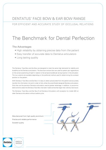 The Benchmark for Dental Perfection