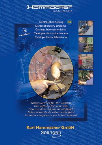 Dental laboratory catalog