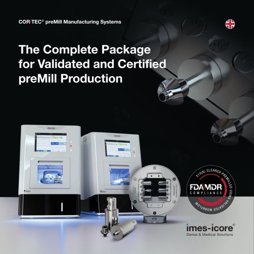 CORiTEC&reg; preMill Manufacturing Systems