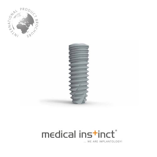 médical ins+inct ... WE ARE IMPLANTOLOGY!