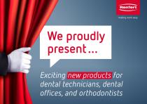 Exciting new products for dental technicians, dental offices, and orthodontists