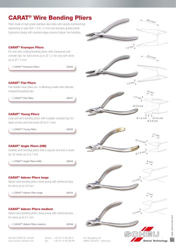 CARAT® Wire Bending Pliers