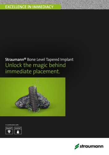 2018 Straumann® Bone Level Tapered Implant