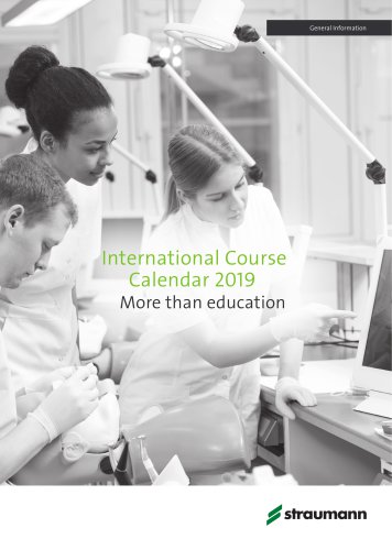 International Course Calendar 2018