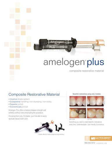 Amelogen Plus Sales Sheet