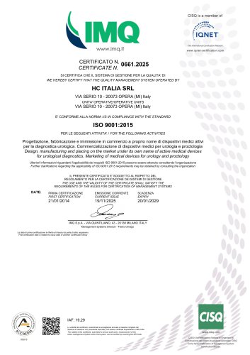 CERTIFICATO N. 0661.2025