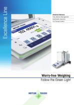 Brochure: Analytical Balances - Excellence Line Brochure: Analytical Balances - Excellence Line