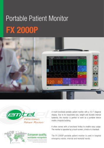 FX 2000P portable patient monitor