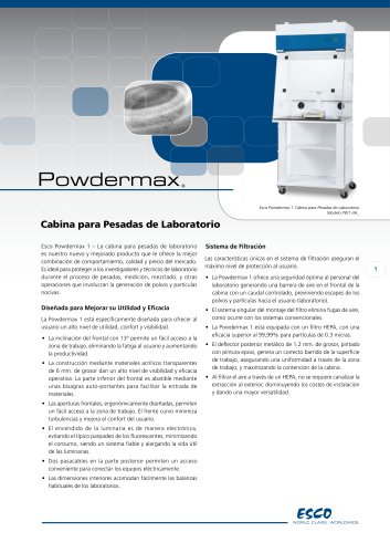 Powdermax - Powder Weighing Balance Enclosure