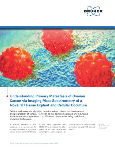 Understanding Primary Metastasis of Ovarian Cancer via Imaging Mass Spectrometry of a Novel 3D Tissue Explant and Cellular Coculture