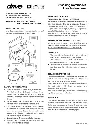 IFU - Stacking Commodes