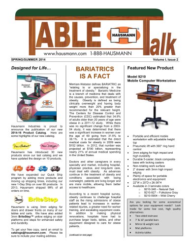 Table Talk Newsletter - Spring/Summer 2014