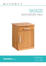 SKS020 Wood Bedside Table SaikangMedical