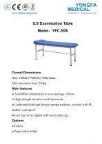 YFC-S06 S.S Examination Table