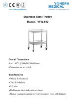 YFQ-T22 Stainless Steel Trolley