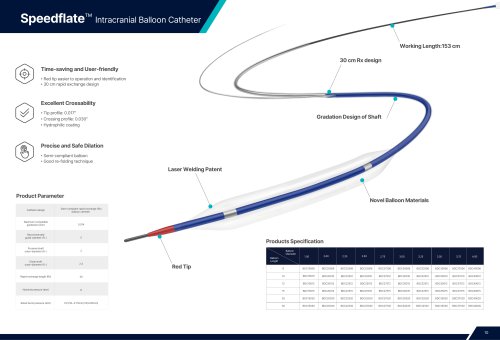 Medprin Easycess Neuro Vascular Product Catalog 2026-11 Speedflate&trade; Intracranial Balloon Catheter