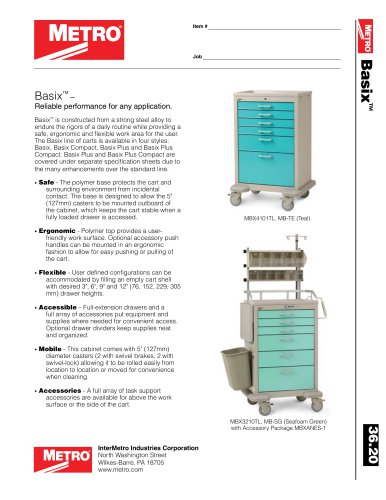 Basix Spec Sheet