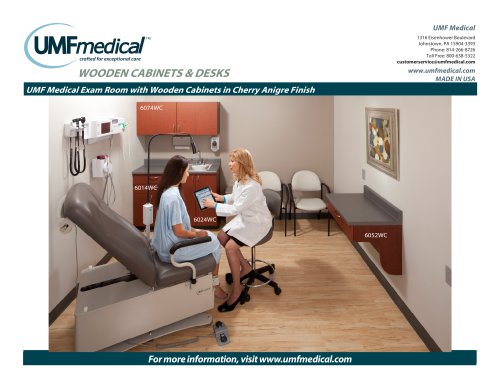 UMF Medical Wooden Cabinetry - Cherry Finish