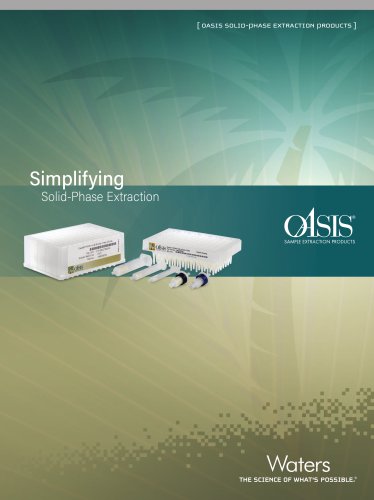 OASIS SOLID-PHASE EXTRACTION PRODUCTS