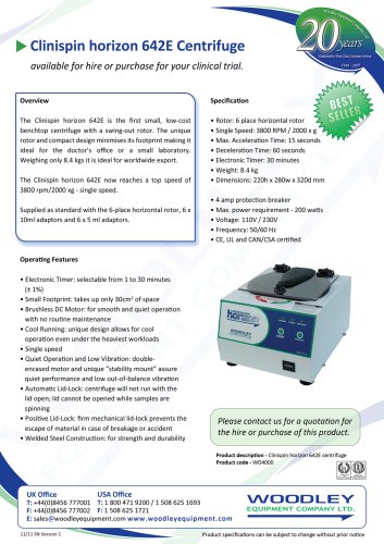 Clinispin horizon 642E