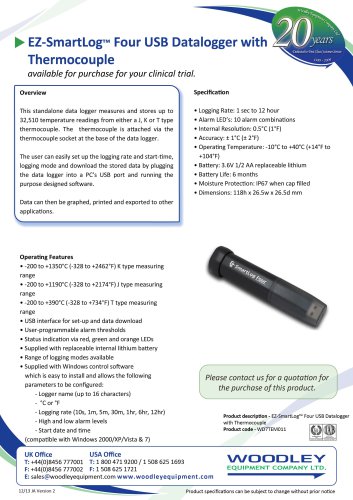 EZ-SmartLog Four USB Datalogger withThermocouple.pdf
