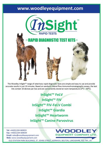 InSight FIV-FeLV Combi Rapid Diagnostic Test