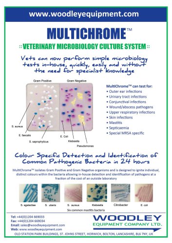 Multichrome Microbiology Incubator