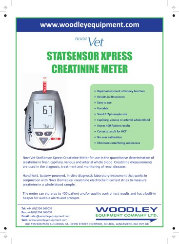 NovaVet Creatinine 042014