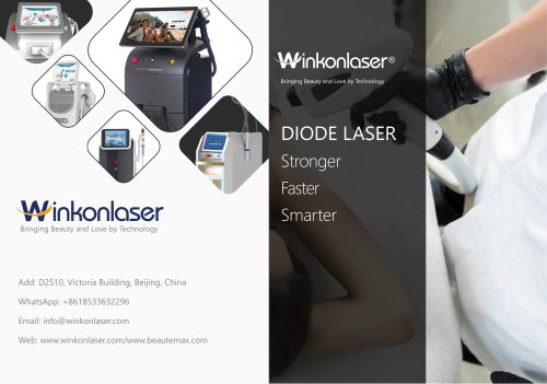 Winkonlaser AresMix&reg; DL1000B 2 Handles laser hair removal Machine