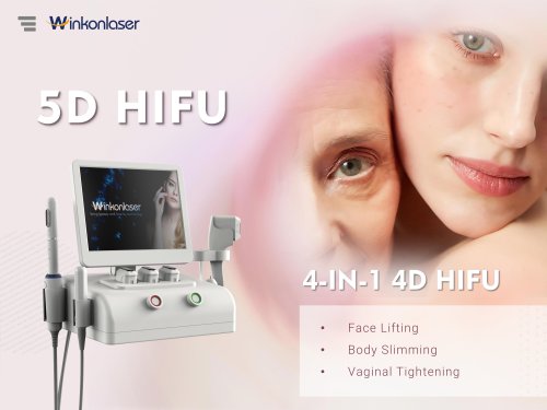 Winkonlaser HU700 4-in-1 5D HIFU Desktop Machine Face Lifting Body Slimming Vaginal Tightening