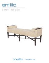 Antillo Bench - No Back