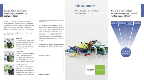 Brochure Phonak Ambra