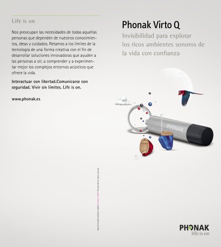 Pamphlet Phonak Virto Q