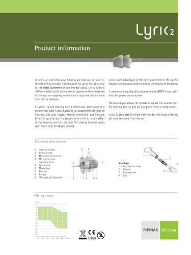 Product Information Lyric2