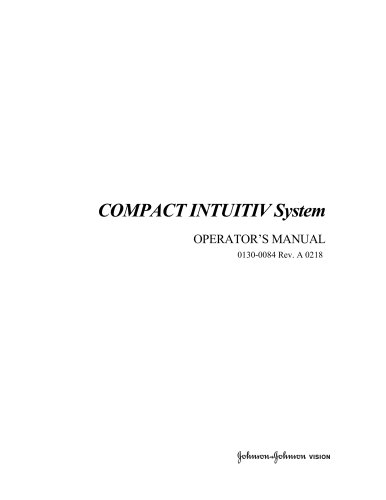 COMPACT INTUITIV System