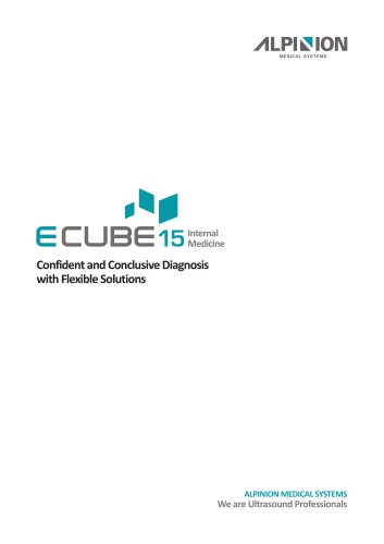 E-CUBE 15 Catalog - Internal Medicine