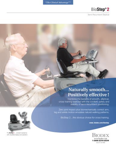 BioStep® 2 Semi-Recumbent Elliptical