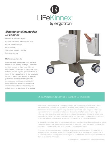 Sistema de alimentación LiFeKinnex