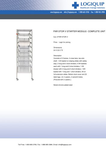 PAR STOR V STARTER MODULE- COMPLETE UNIT