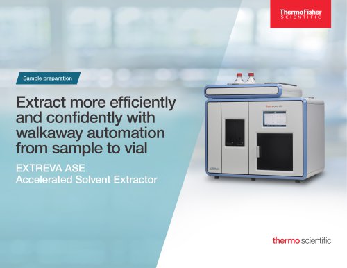 EXTREVA ASE Accelerated Solvent Extractor
