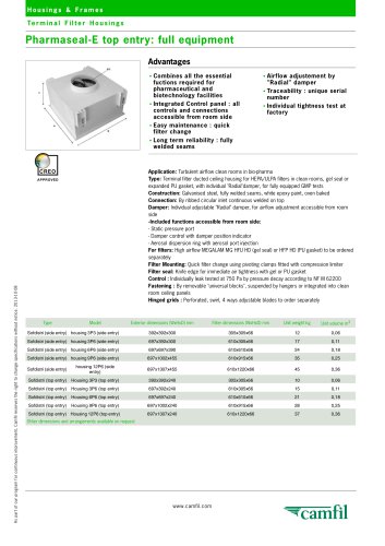 Pharmaseal-E top