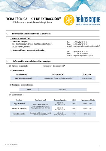 Ficha Técnica - Extraction Kit