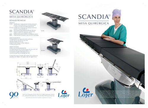 Scandia operating table