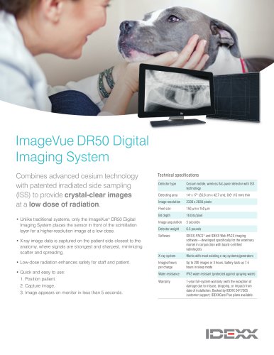 ImageVue DR50 Digital Imaging System