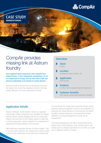 CompAir provides missing link at Astrum foundry