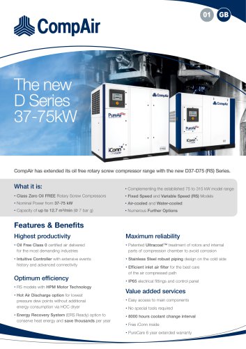 D-series new 37 to 75kW brochure